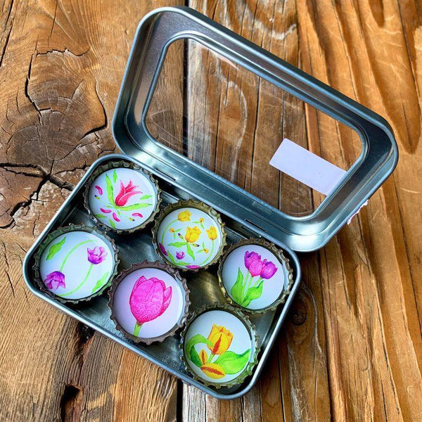 Tulip Magnets - Set of 6 - Gifts for You 'n Me