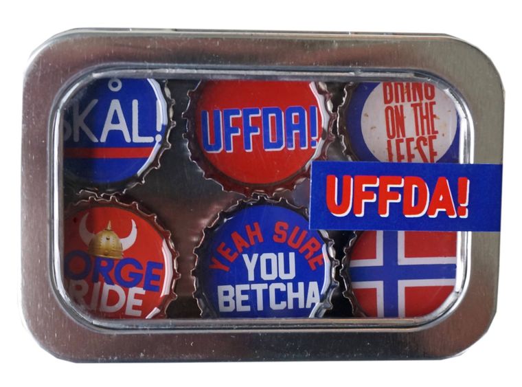 Uffda Magnets - Set of 6 - Gifts for You 'n Me