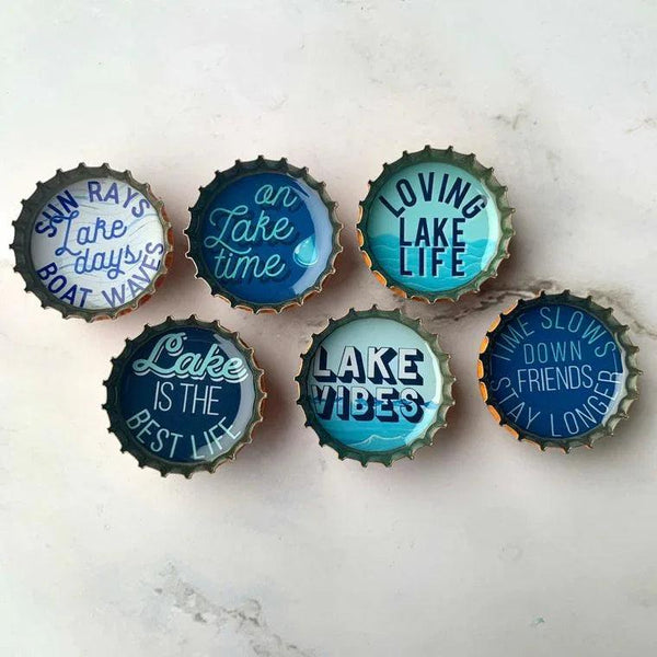 Lake Life Magnets - Set of 6 - Gifts for You 'n Me