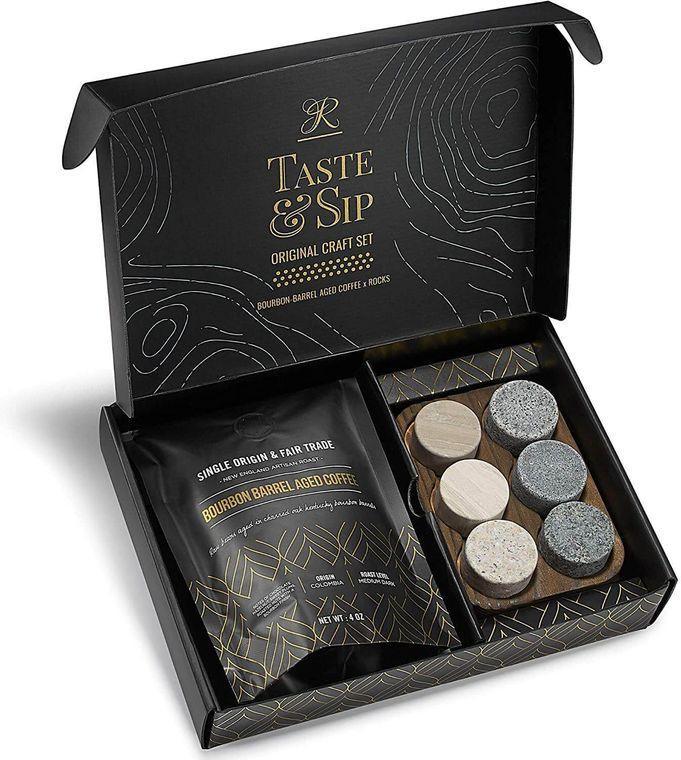 The Gourmet Set - ROCKS x Bourbon Barrel Aged Coffee - Gifts for You 'n Me