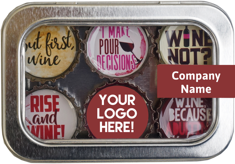 Custom Rebrand Magnet Set - Set of 6 - Gifts for You 'n Me