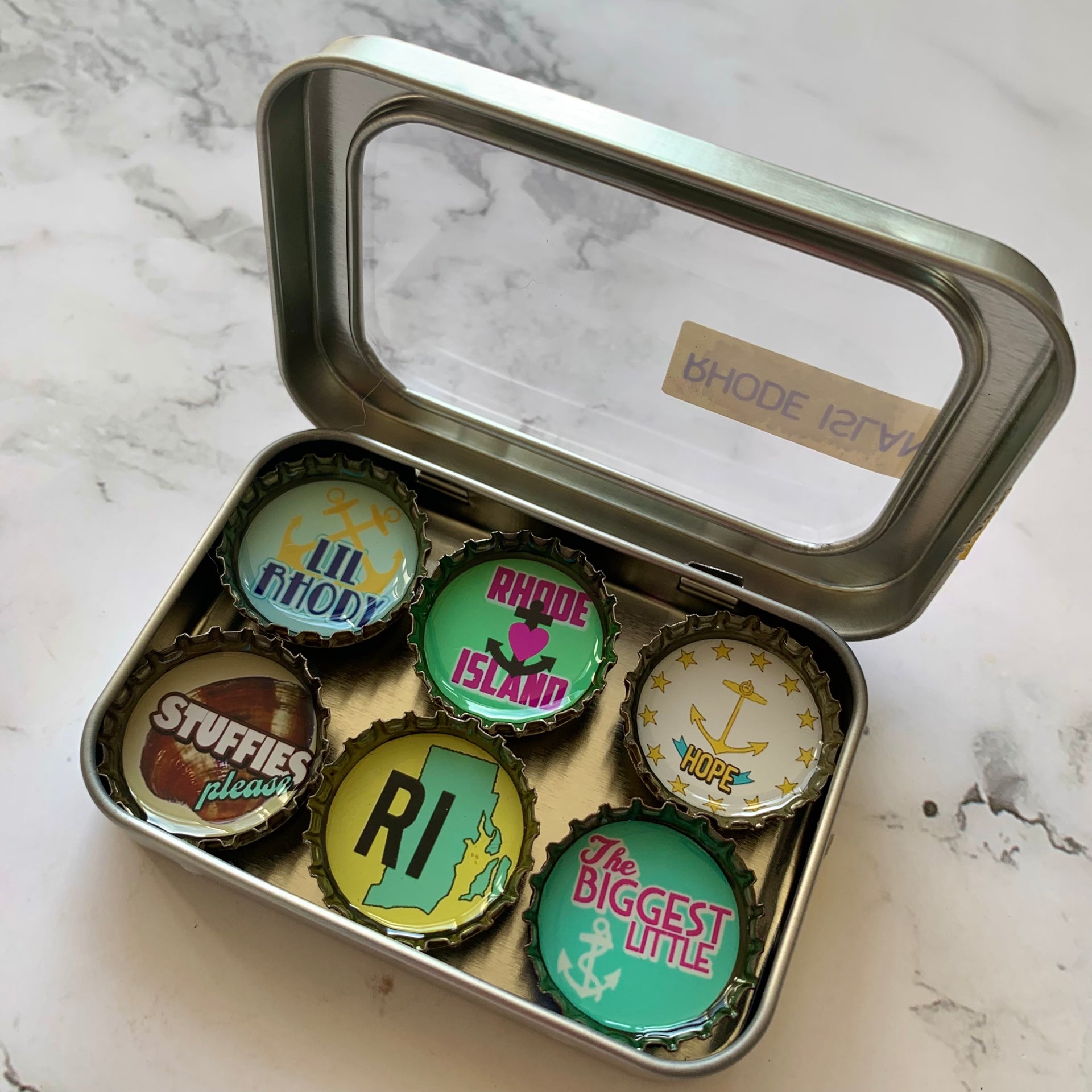 Rhode Island Magnets - Set of 6 - Gifts for You 'n Me