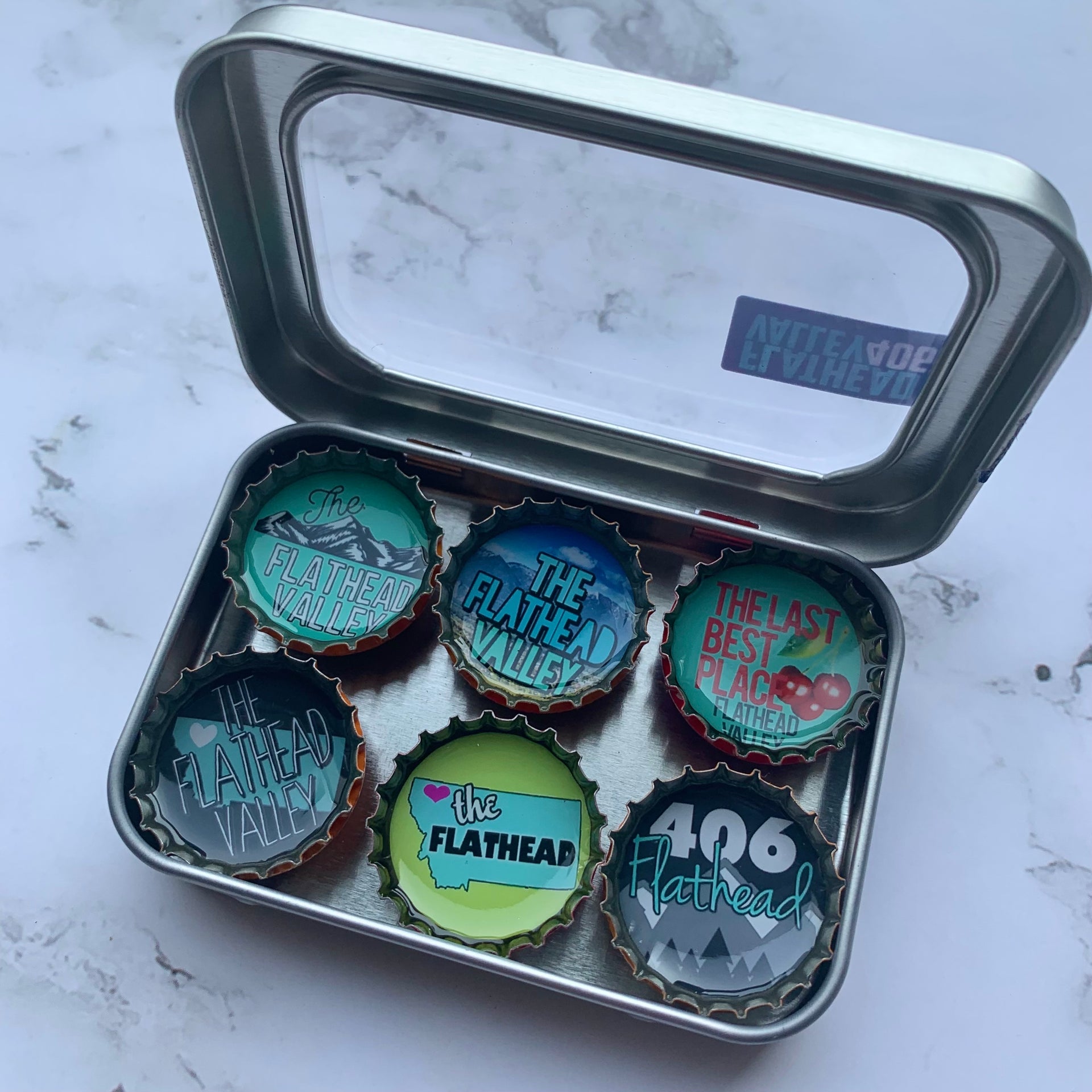 Flathead Valley, Montana Magnets - Set of 6 - Gifts for You 'n Me