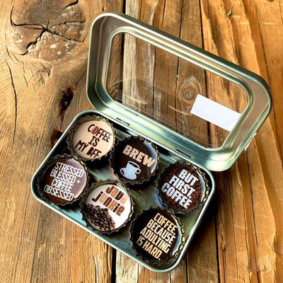 Coffee Magnets - Set of 6