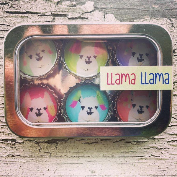 Llama Llama Magnets - Set of 6 - Gifts for You 'n Me