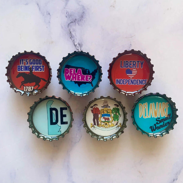 Delaware Magnet Set - Set of 6 - Gifts for You 'n Me