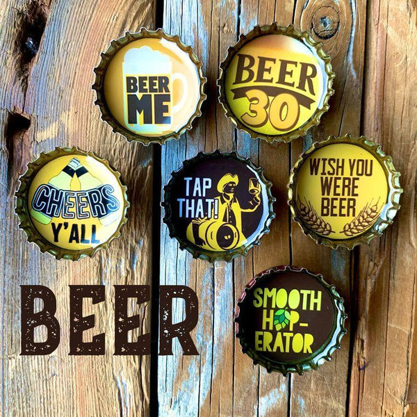 Beer /Father's Day Magnets - Set of 6 - Gifts for You 'n Me