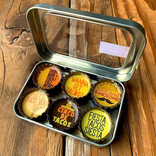 Tacos Magnets - Set of 6 - Gifts for You 'n Me