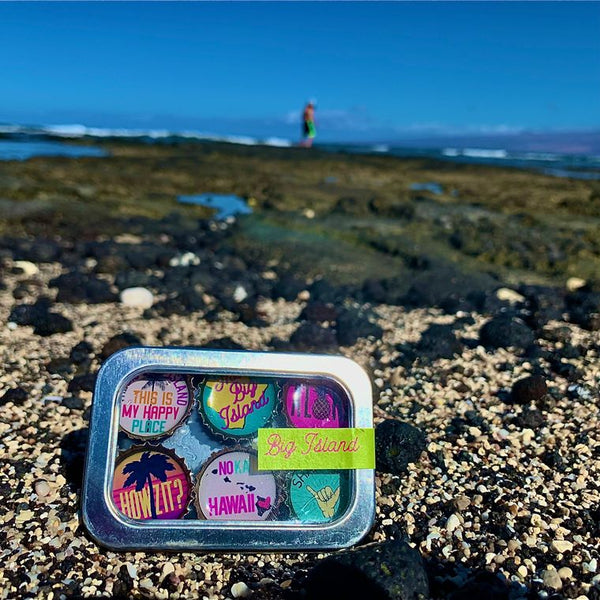 Kona / Big Island, Hawaii Magnets - Set of 6 - Gifts for You 'n Me