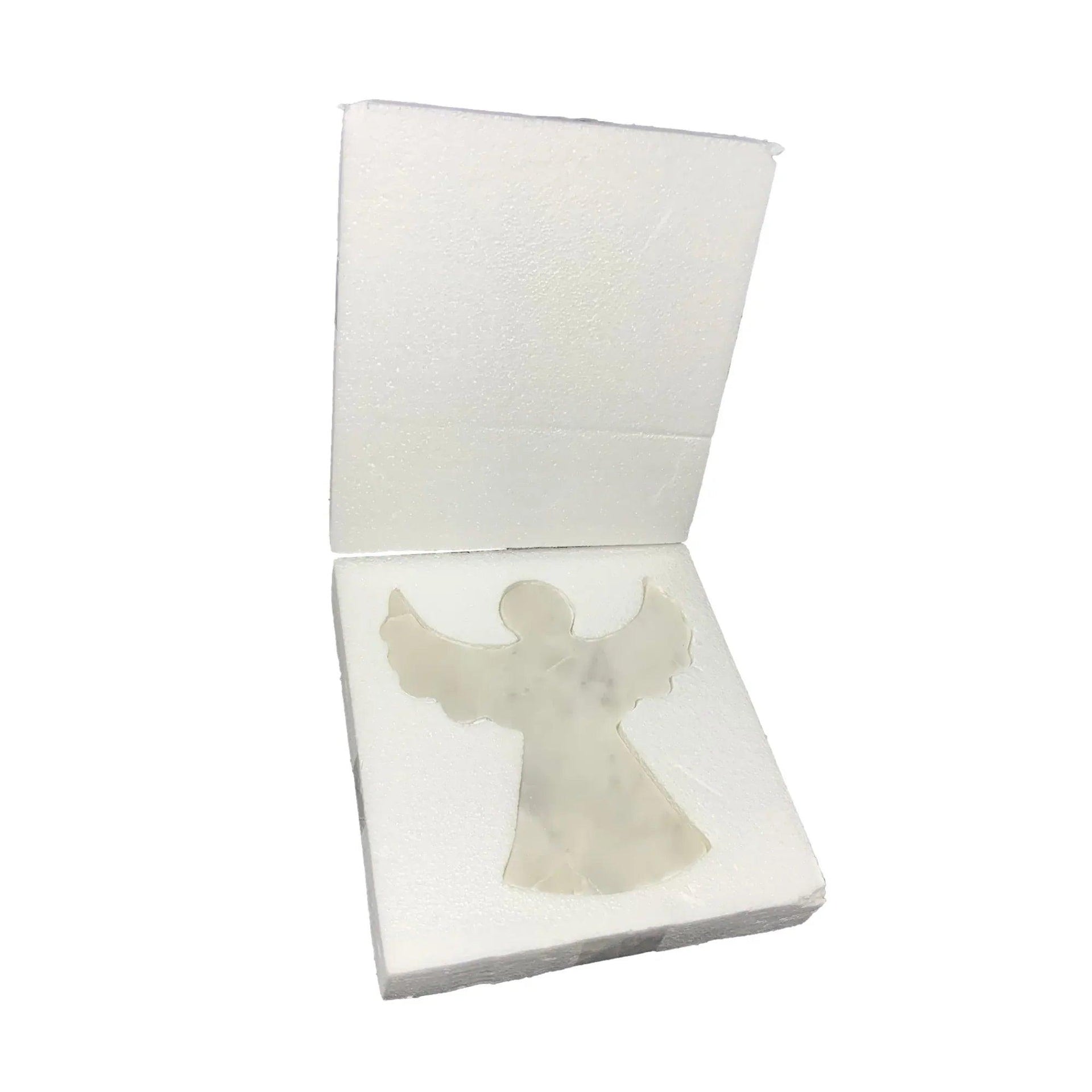 White Marble Angel of Peace Wall Décor & Paper Weight - Gifts for You 'n Me