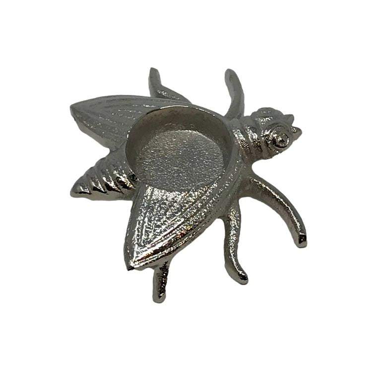 Set of 4 Polished Aluminum Bee T-lite Holders - Gifts for You 'n Me