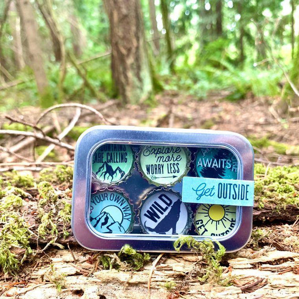 Get Outside Magnets - Set of 6 - Gifts for You 'n Me