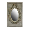 Hand Carved Wood Portrait Wall Mirror