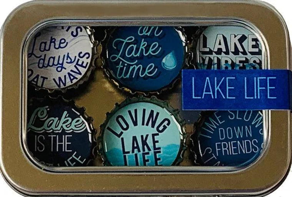 Lake Life Magnets - Set of 6 - Gifts for You 'n Me