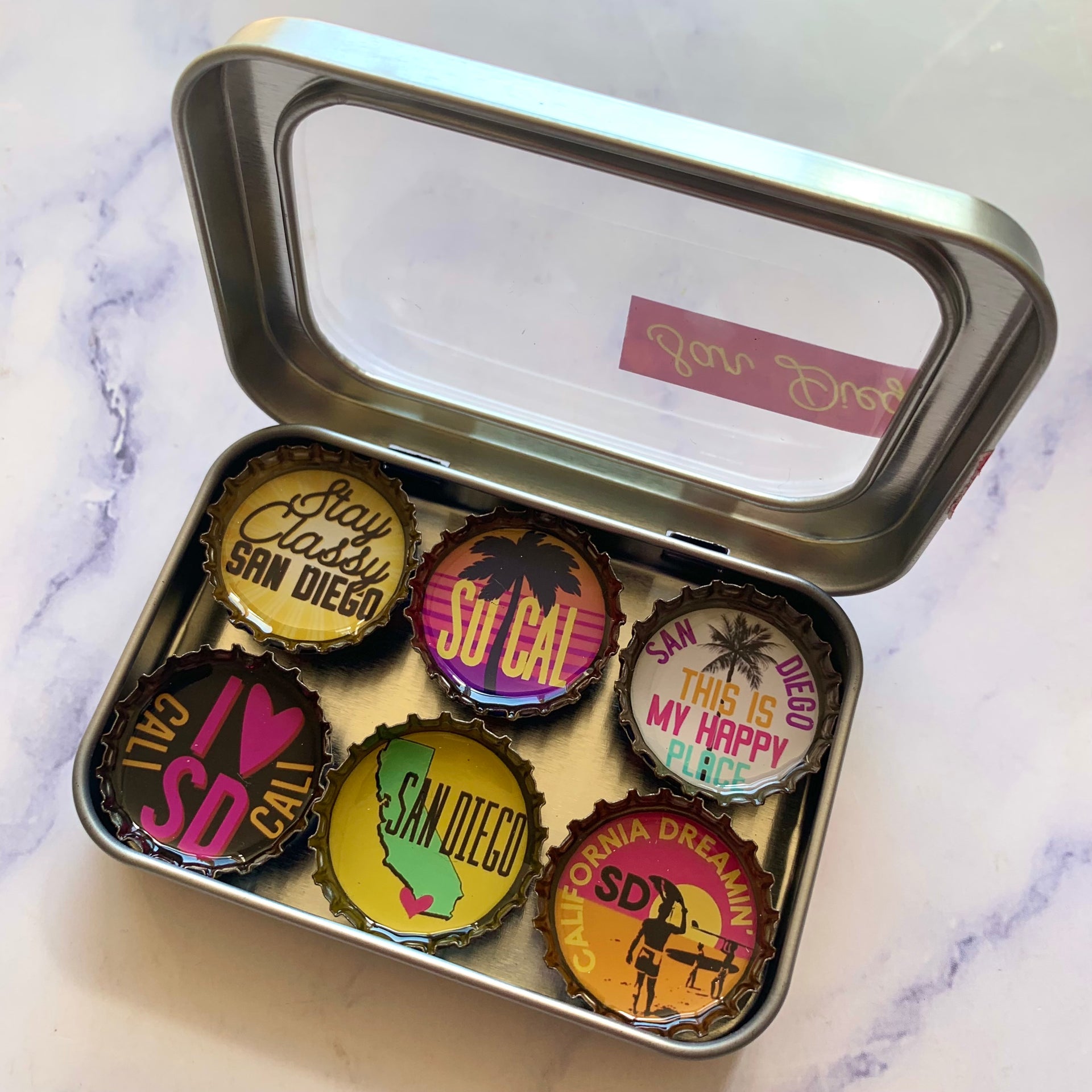 San Diego Magnets - Set of 6