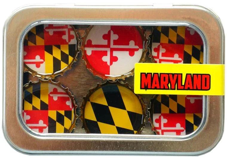 Maryland Flag Magnets - Set of 6 - Gifts for You 'n Me