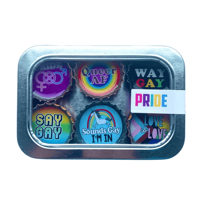 LGBTQ+ Pride magnets - Set of 6
