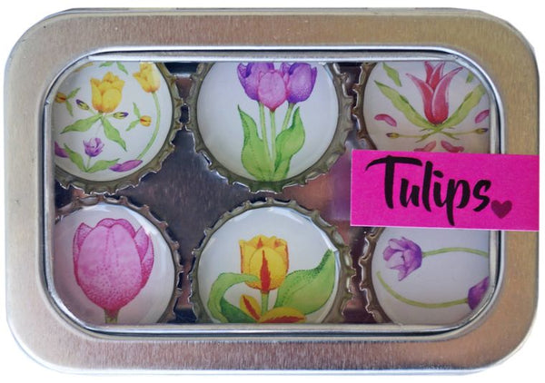 Tulip Magnets - Set of 6
