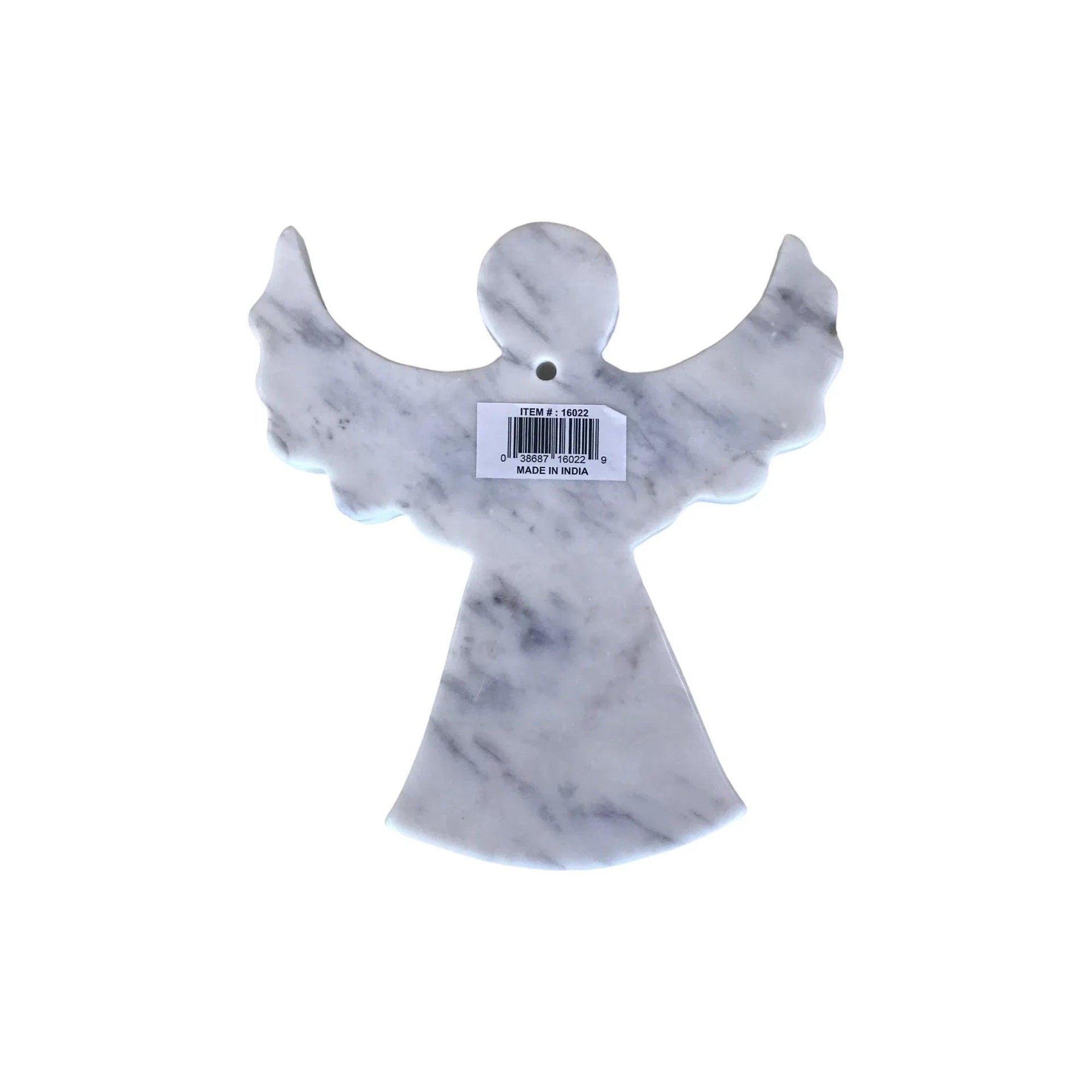 White Marble Angel of Peace Wall Décor & Paper Weight - Gifts for You 'n Me