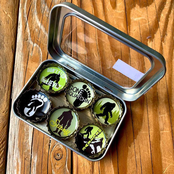 Sasquatch Magnets - Set of 6 - Gifts for You 'n Me
