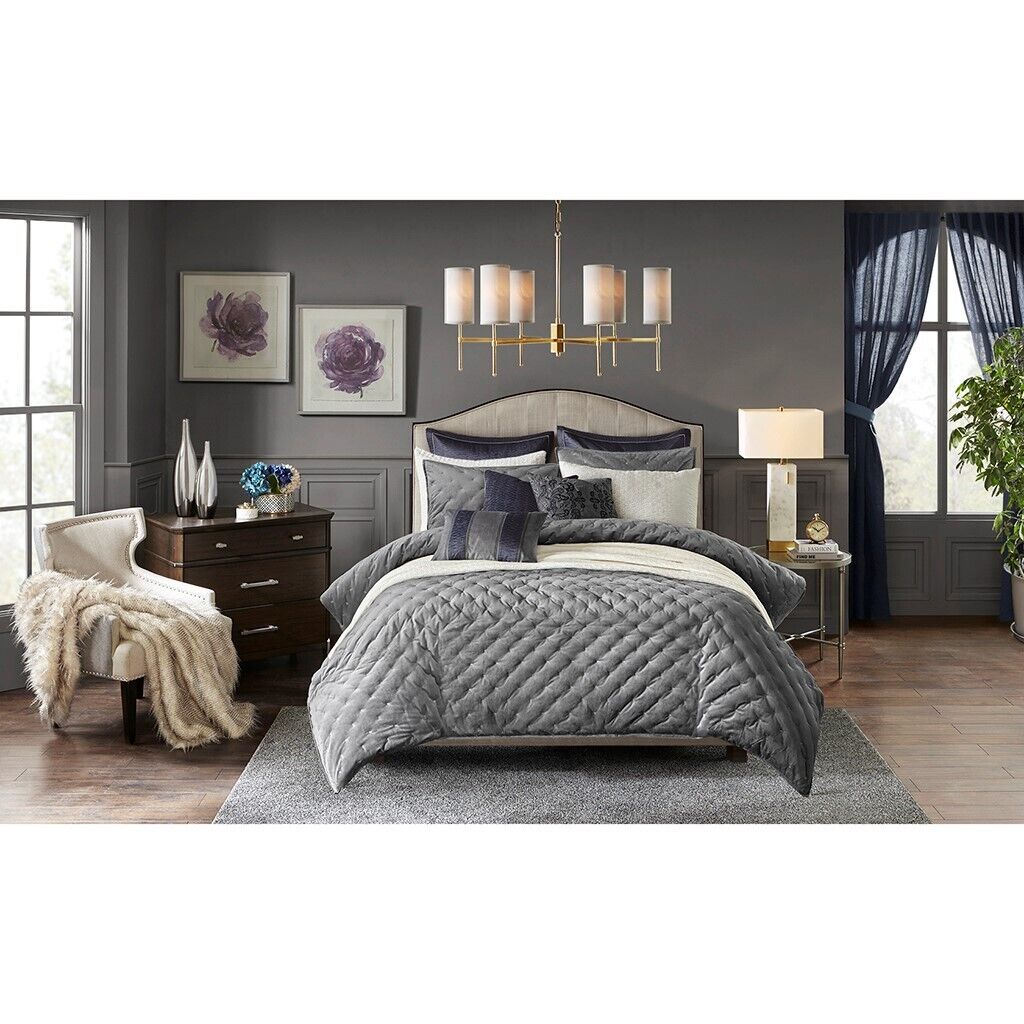 Sophisticate Velvet Comforter Set by Madison Park Signature