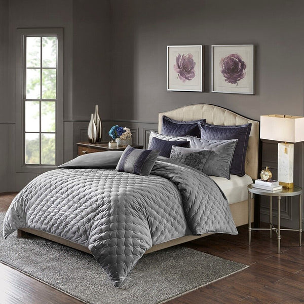 Sophisticate Velvet Comforter Set by Madison Park Signature - Gifts for You 'n Me