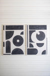 Black And White Oil Paintings - Set of 2