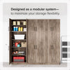 Elite 32 inch Storage Cabinet, Drifted Gray (DES-3264)