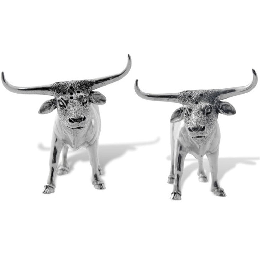 Pewter Salt and Pepper - Longhorn Steer