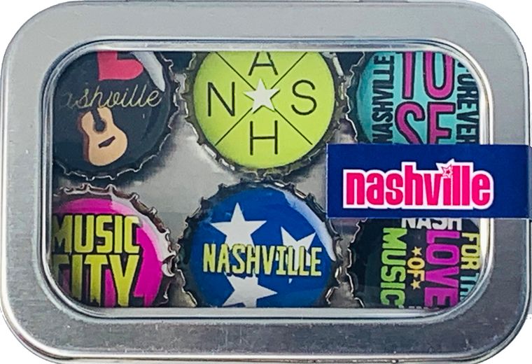Nashville, Tennessee Magnets - Set of 6