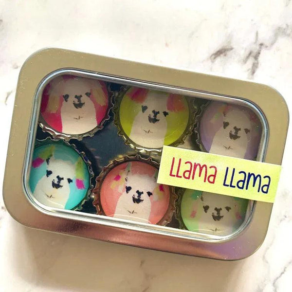 Llama Llama Magnets - Set of 6 - Gifts for You 'n Me