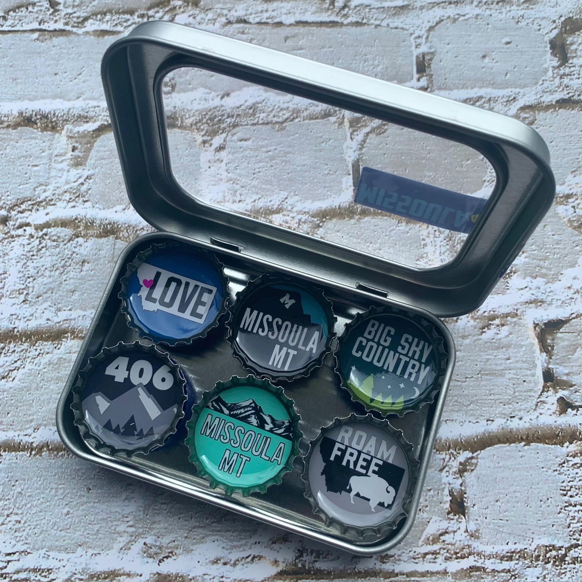 Missoula, Montana Magnets - Set of 6 - Gifts for You 'n Me