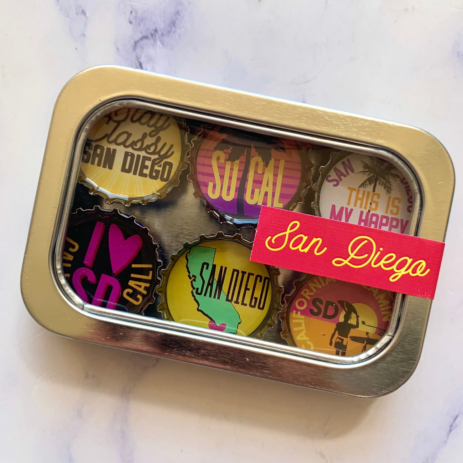 San Diego Magnets - Set of 6