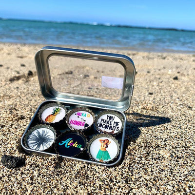 Aloha Summer Magnets - Set of 6