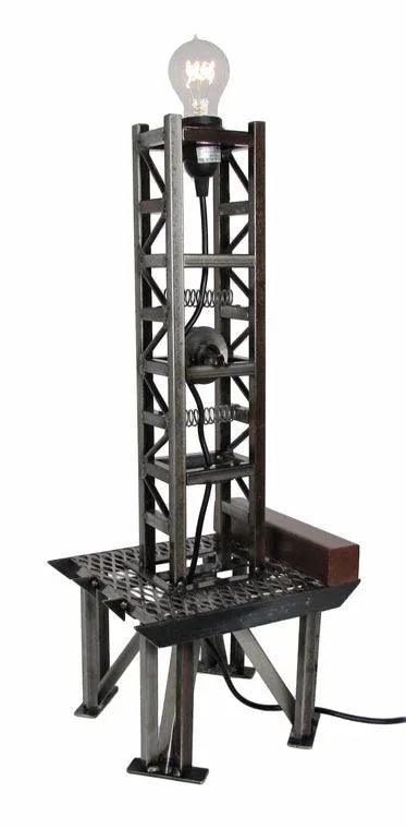 Natural/Unfinished Natural Gas Well Table Lamp w/Switch - Gifts for You 'n Me