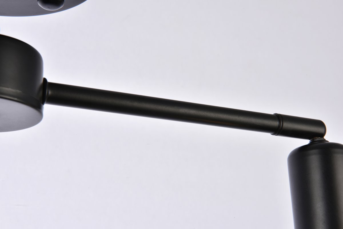 Zane 2 lights black flush mount - Gifts for You 'n Me