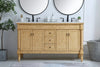 60 inch Lexington Double Bathroom Vanity in Antique Beige