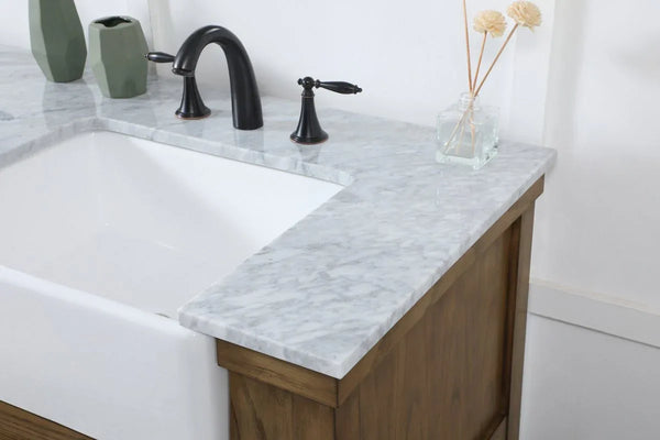 60 inch Clement Double Bathroom Vanity in Driftwood - Gifts for You 'n Me