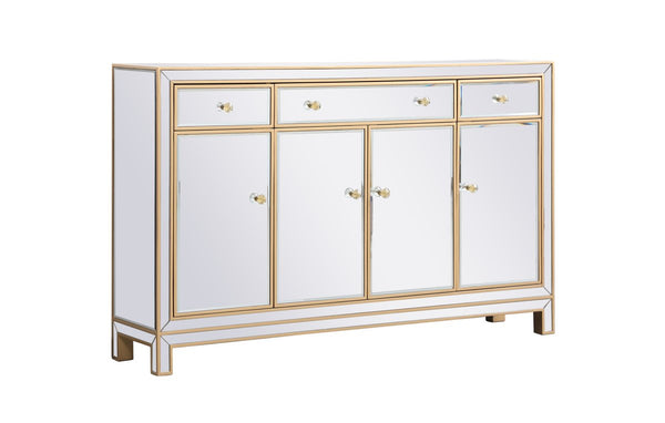 Reflexion Antique Gold 56-Inch Mirrored Sideboard