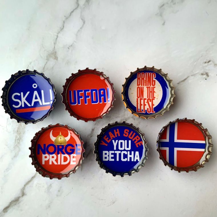 Uffda Magnets - Set of 6 - Gifts for You 'n Me