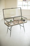 Metal Framed Glass Display Cabinet