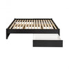 Queen Select 4-Post Platform Bed with 2 Drawers