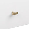 Hanging 2-Piece White 1-Drawer Nightstand Bedroom Set