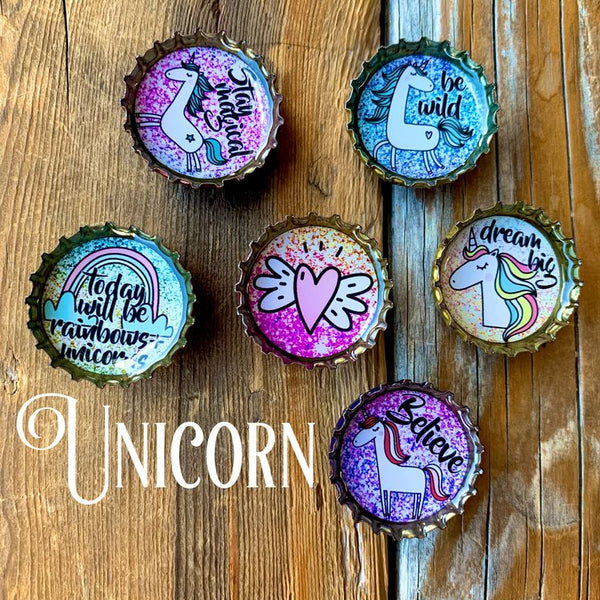 Unicorn Dream Big Magnets - Set of 6