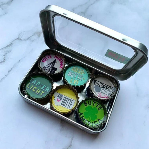 Butte Montana Magnet - Set of 6 - Gifts for You 'n Me