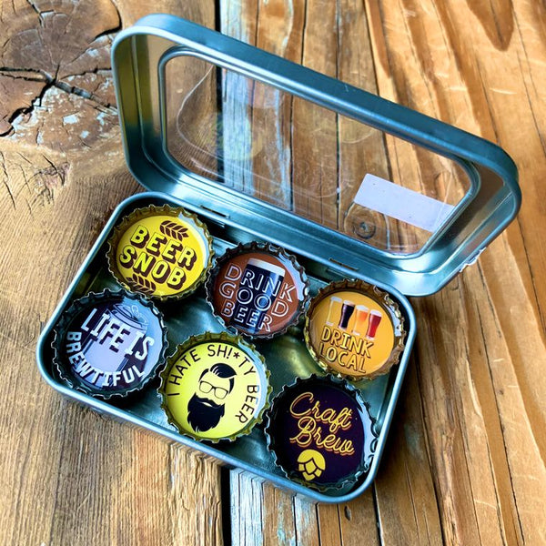Beer Snob / Father's Day Magnets - Set of 6