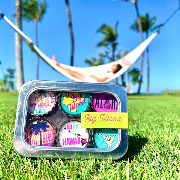 Kona / Big Island, Hawaii Magnets - Set of 6 - Gifts for You 'n Me