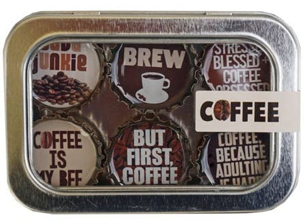 Coffee Magnets - Set of 6