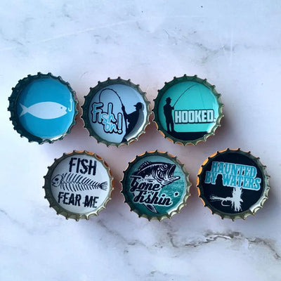 Gone Fishin' / Father's Day Magnets - Set of 6