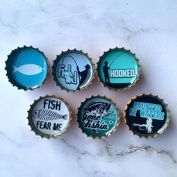 Gone Fishin' / Father's Day Magnets - Set of 6